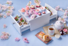 จิบชาอุ่นกรุ่นกลิ่นอายซากุระ