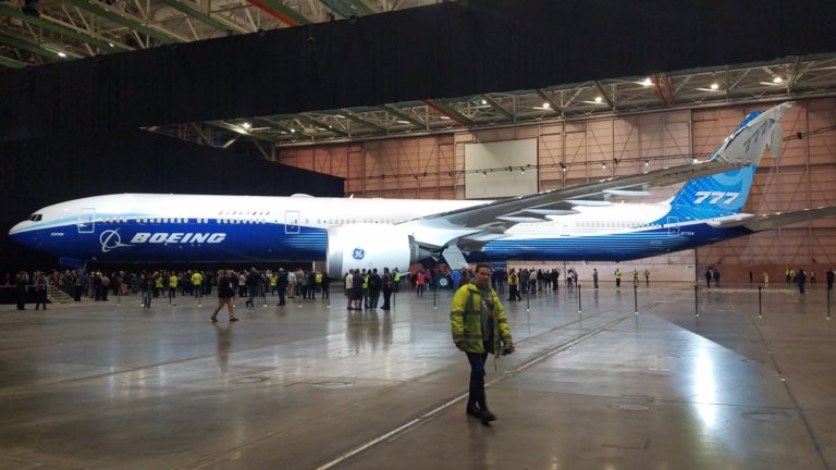 โบอิงเผยโฉม Boeing 777X เป็นครั้งแรก